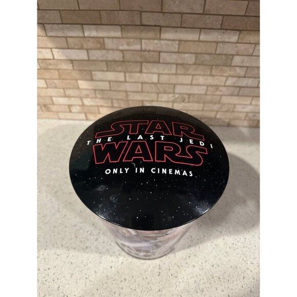 2017 Star Wars The Last Jedi movie theater collectors popcorn bucket w lid (g16) - Picture 5 of 6